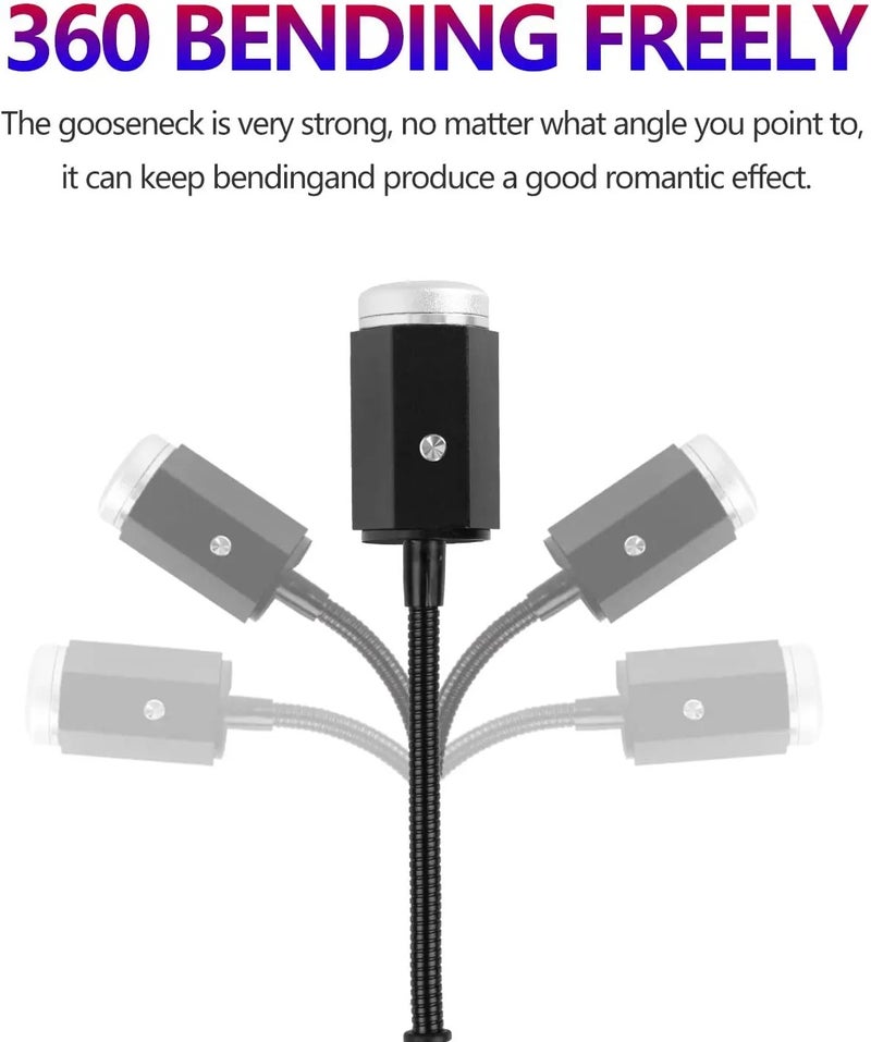 Bluejw USB Star Projector Night Light - 3 Colors Auto Starry Sky Roof Lights, Portable Romantic Bedroom Decor - Night Lights for Kids & Adults - Image 4